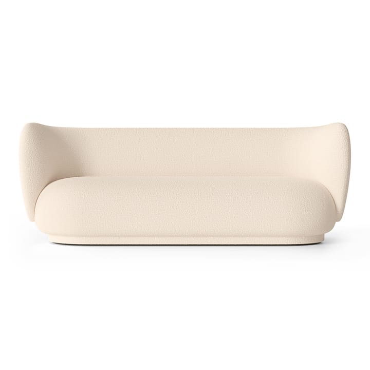 Rico sofa boucle 3-seter - Wool bouclé off-white - Ferm Living