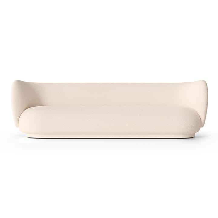 Rico sofa bouclé 4-seter - Wool bouclé offwhite - Ferm Living