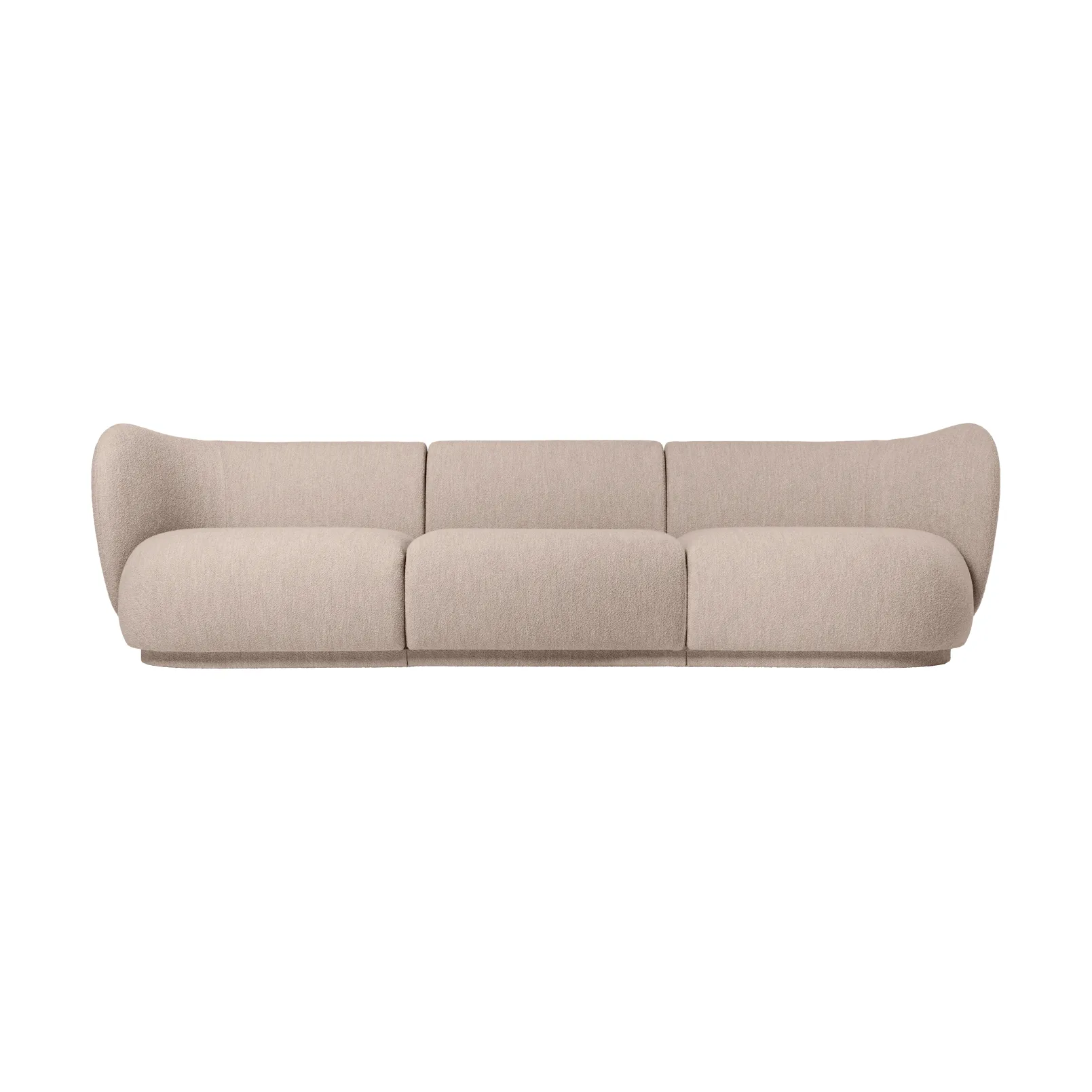 Rico sofa modul armrest L Soft Bouclé, Natural Ferm Living