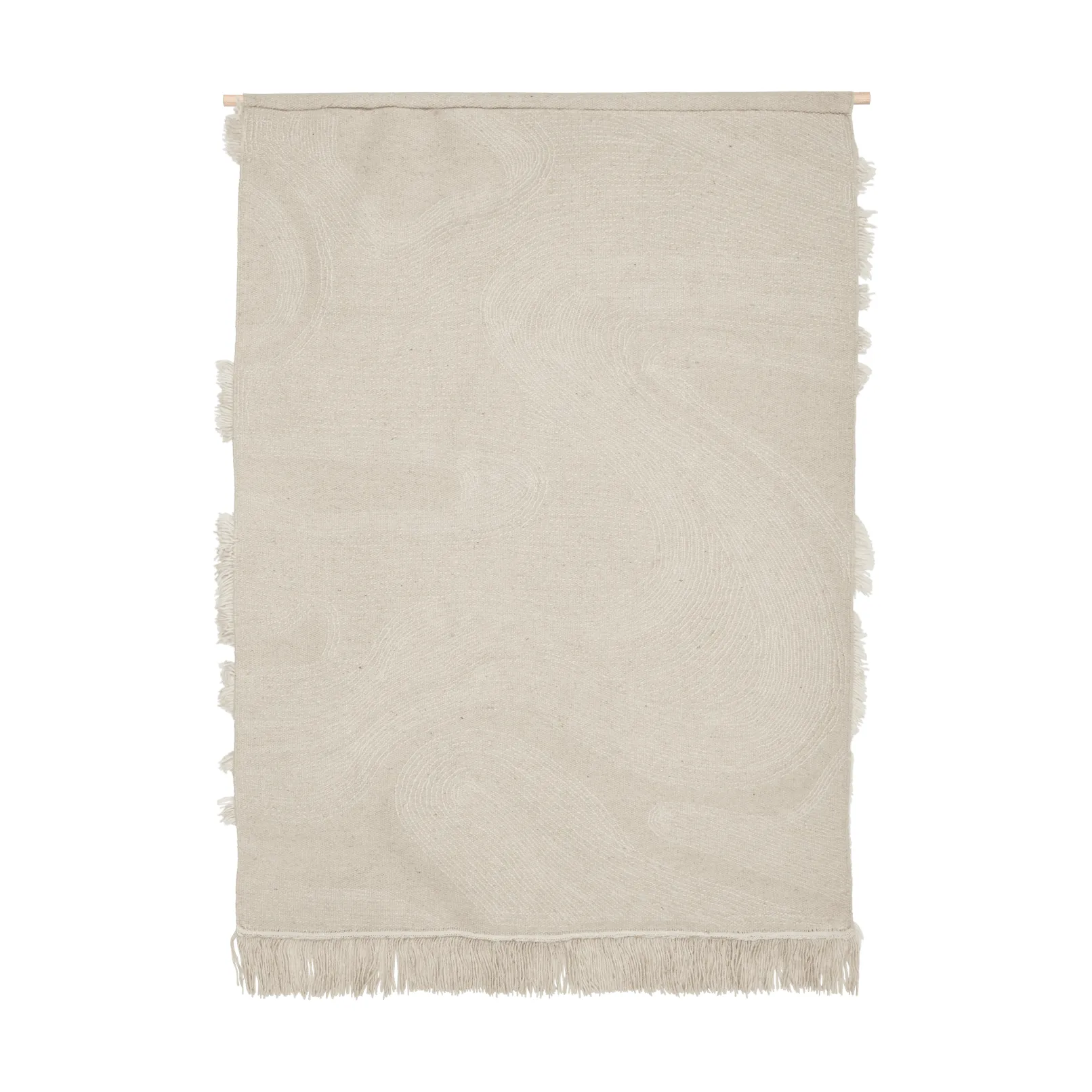 Rime veggteppe, Off-white, 110x145 cm Ferm Living