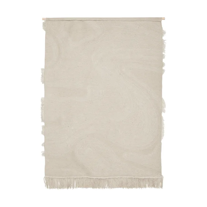 Rime veggteppe - Off-white, 110x145 cm - Ferm Living