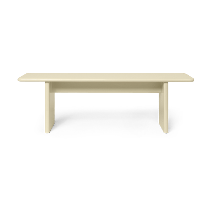 Rink benk 140 cm - Eggshell - Ferm Living
