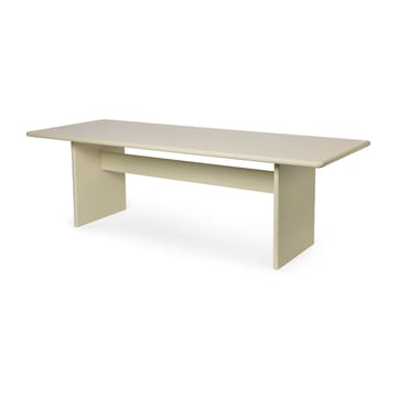 Rink spisebord large 240 x 90 x 74 cm - Eggshell - Ferm Living