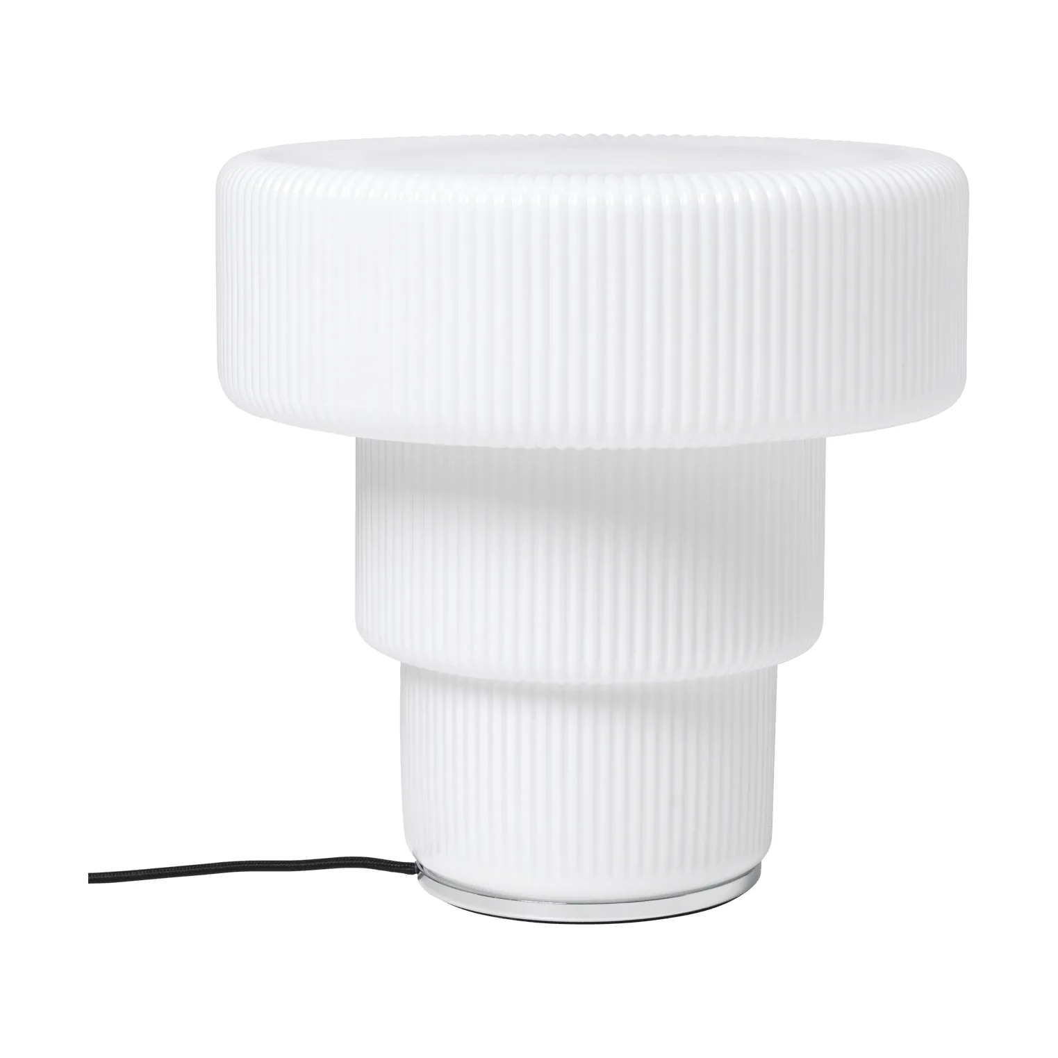 Ripple bordlampe, White, Ø28x28 cm Ferm Living