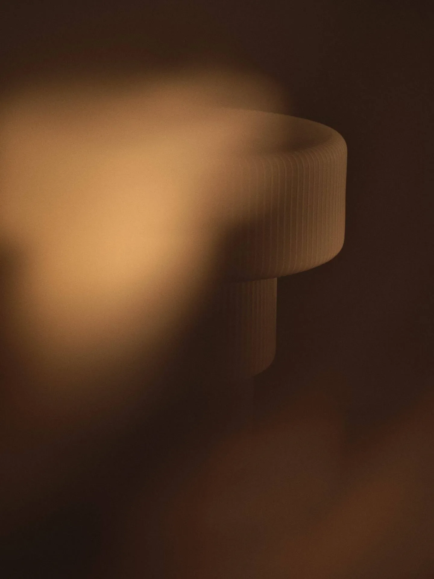 Ripple bordlampe, White, Ø28x28 cm Ferm Living