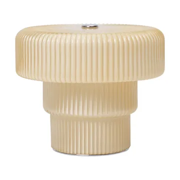 Ripple bærbar bordlampe - Oat, 10 cm - Ferm Living