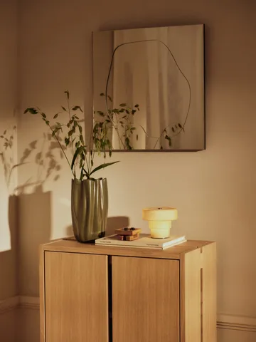 Ripple bærbar bordlampe - Oat, 10 cm - Ferm Living