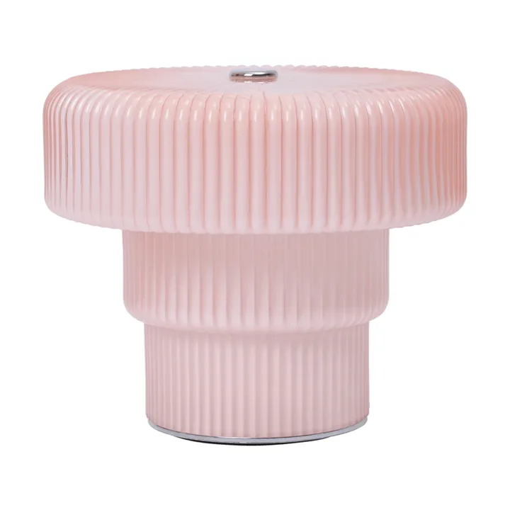 Ripple bærbar bordlampe - Pale rose, 10 cm - Ferm Living