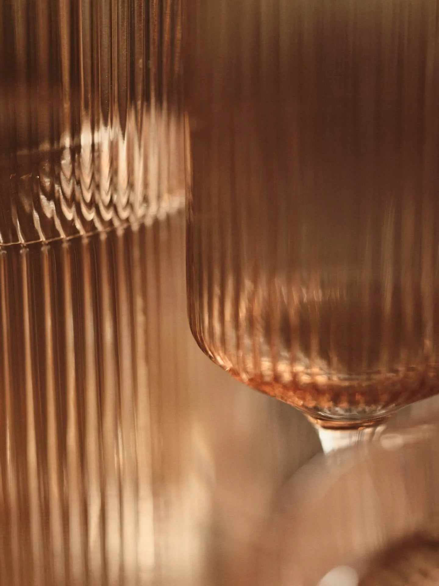 Ripple Champagne flutes champagneglass 15 cl 2-pakning, Blush Ferm Living