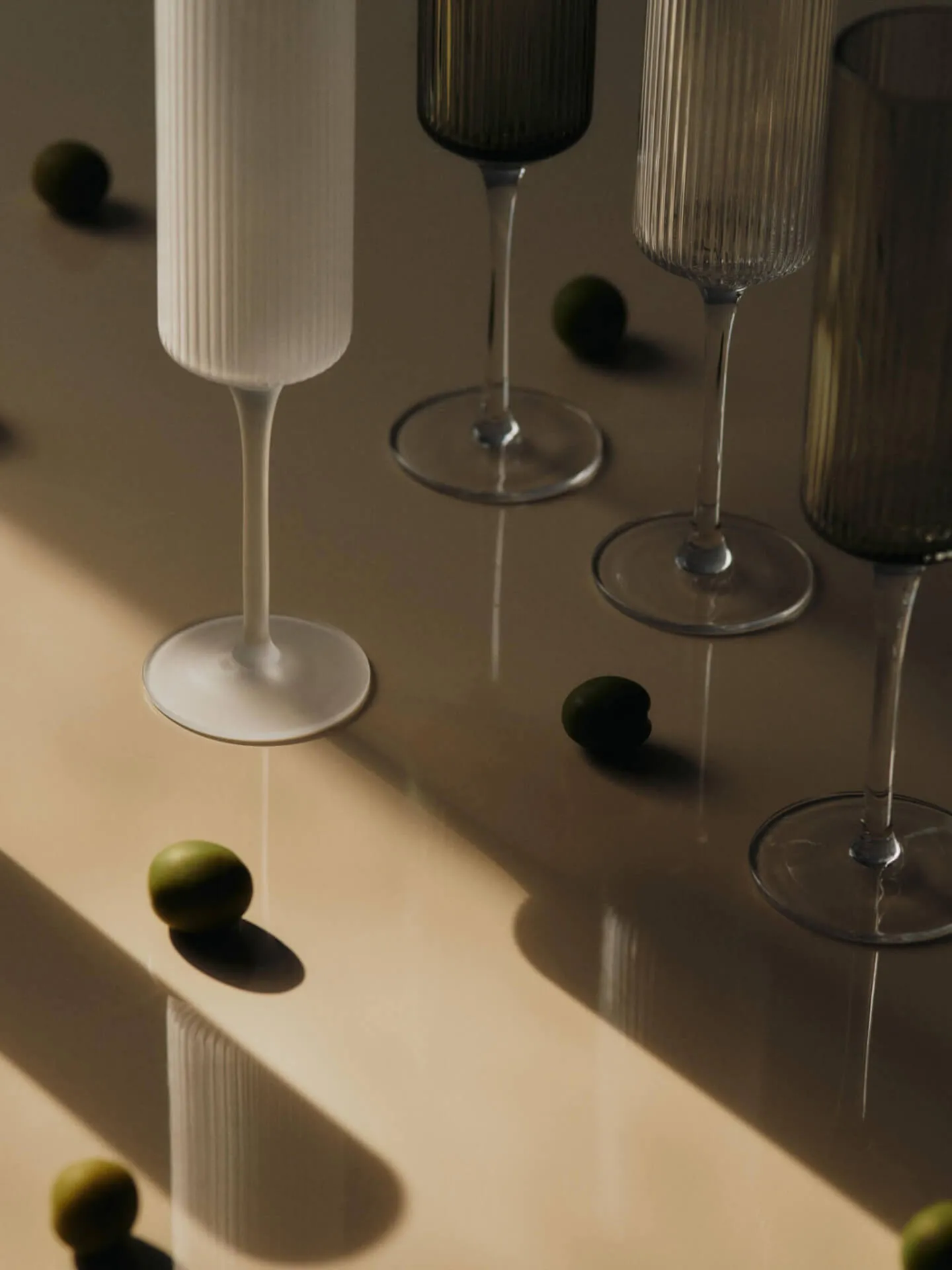 Ripple Champagne flutes champagneglass 15 cl 2-pakning, Clear Ferm Living