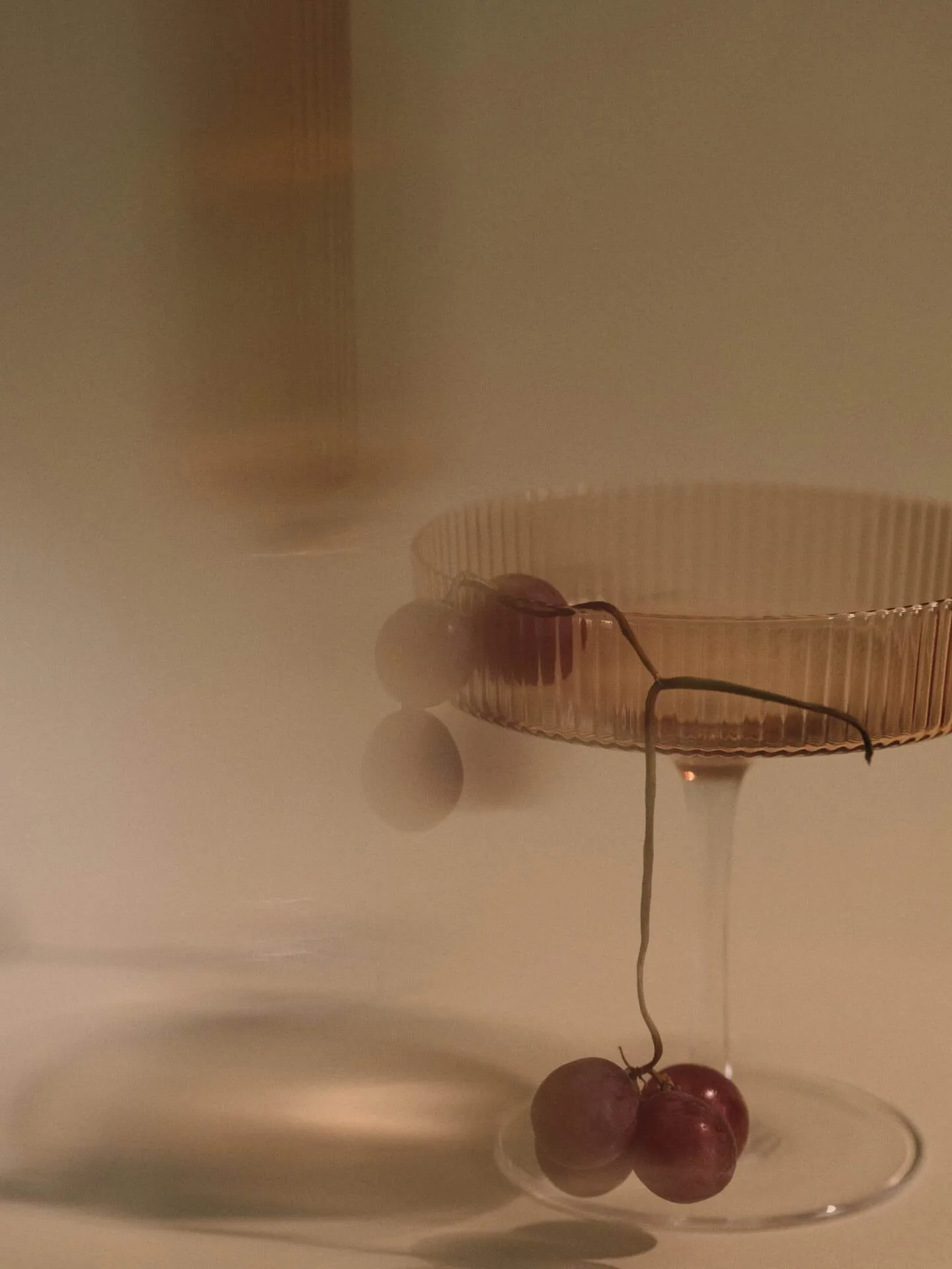 Ripple champagneglass 2-pakning, Blush Ferm Living