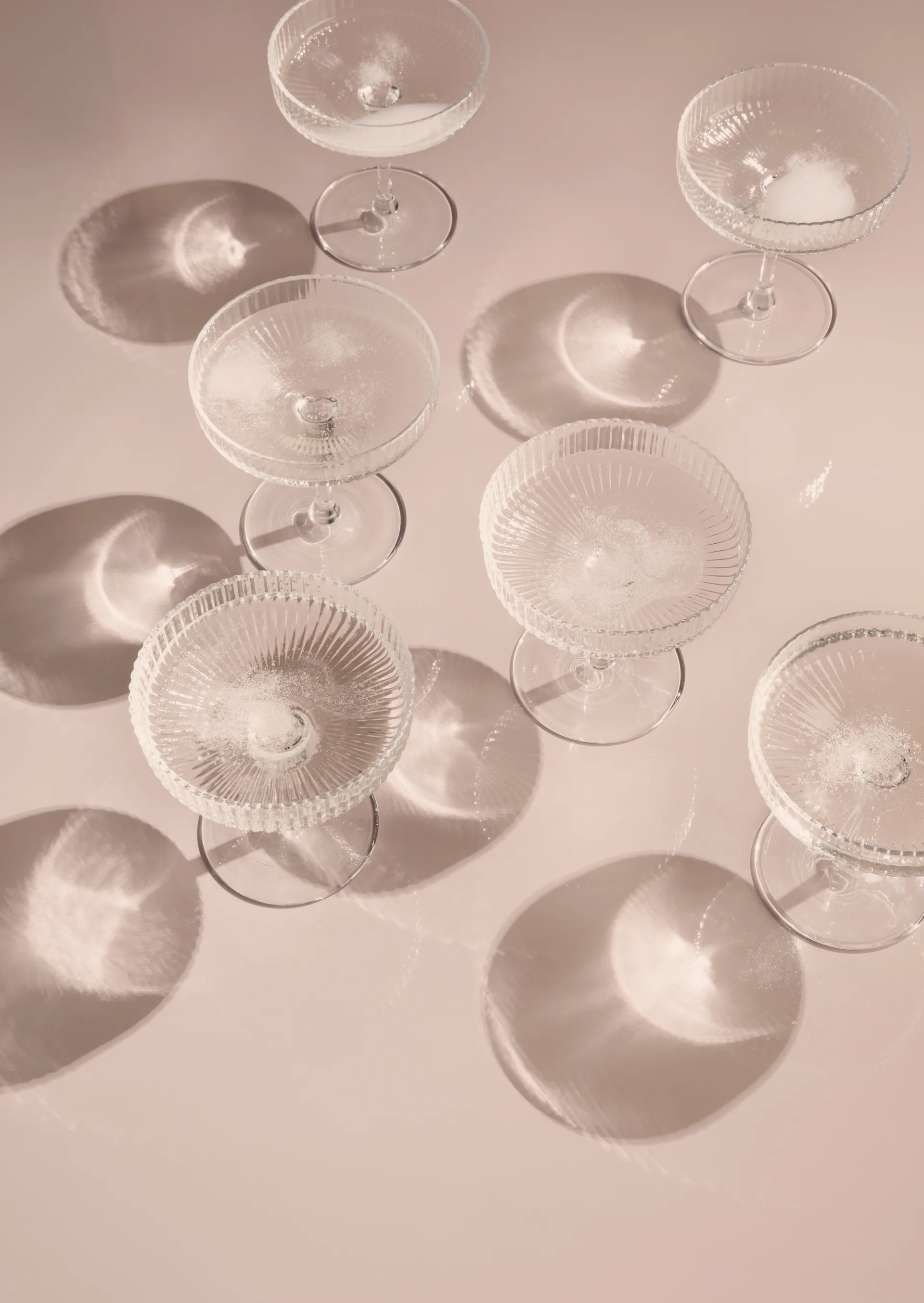 Ripple champagneglass 2-pakning, klar Ferm Living