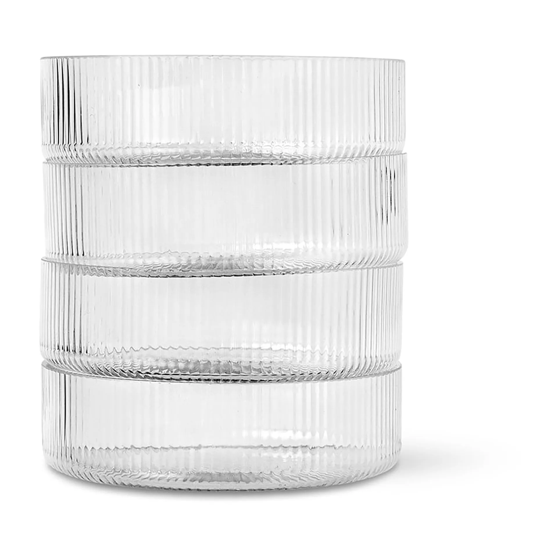 Ripple frokostskål 4-pakning, clear Ferm Living