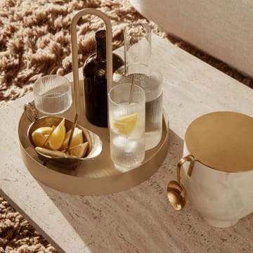 Ripple glass 4-pakn. - klar - Ferm Living