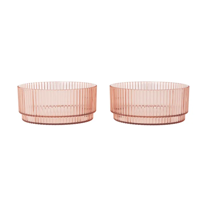 Ripple kids bolle - Blush, 2-pakning - Ferm Living