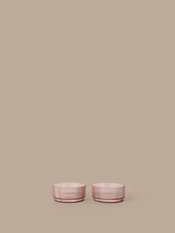Ripple kids bolle - Blush, 2-pakning - Ferm Living