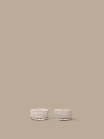 Ripple kids bolle - Clear, 2-pakning - Ferm Living