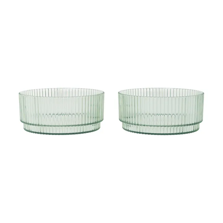 Ripple kids bolle - Tea green, 2-pakning - Ferm Living
