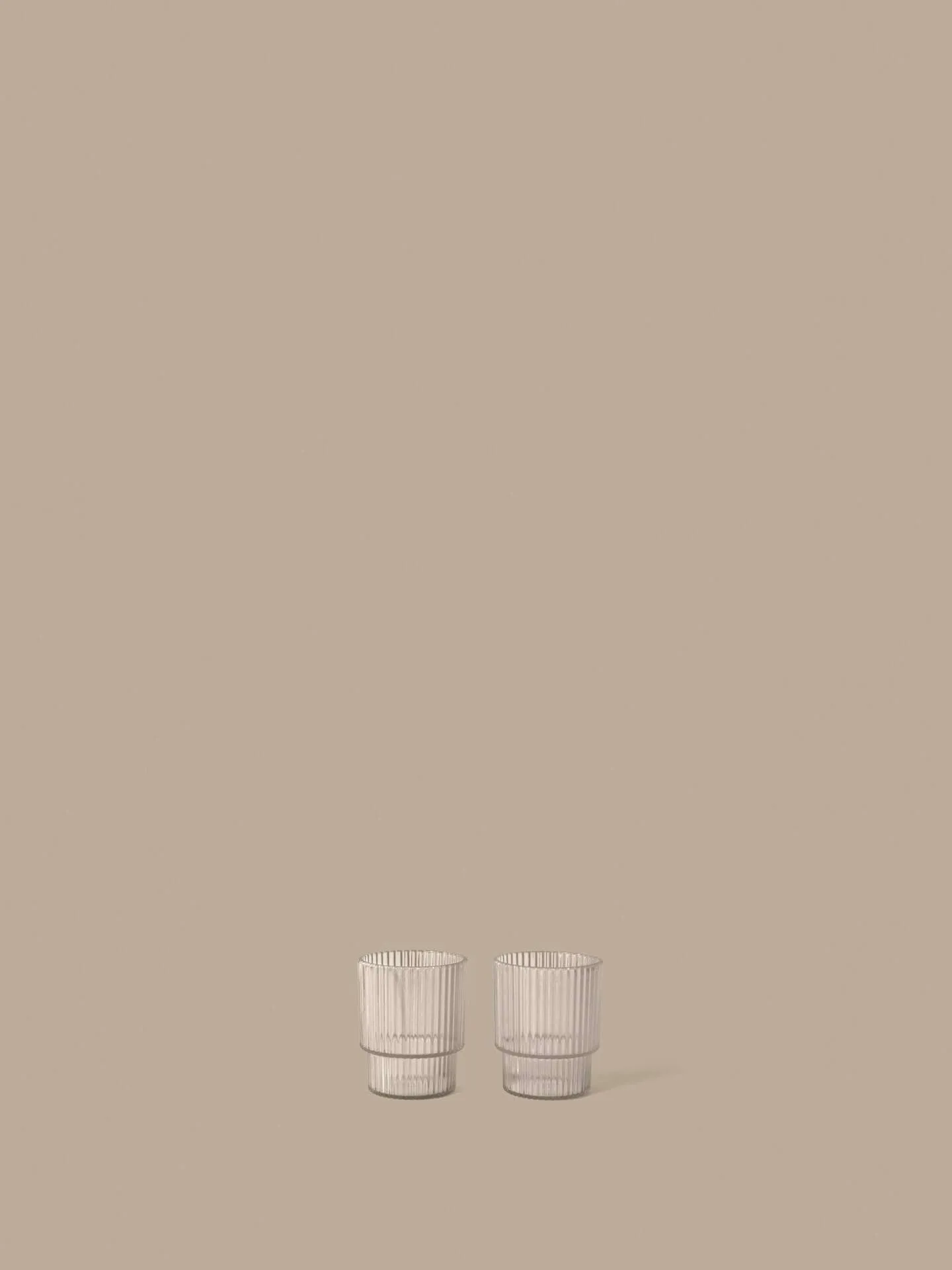 Ripple kids glass, Clear, 2-pakning Ferm Living