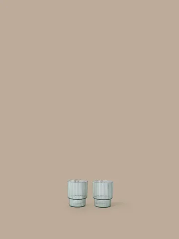 Ripple kids glass - Tea green, 2-pakning - Ferm Living