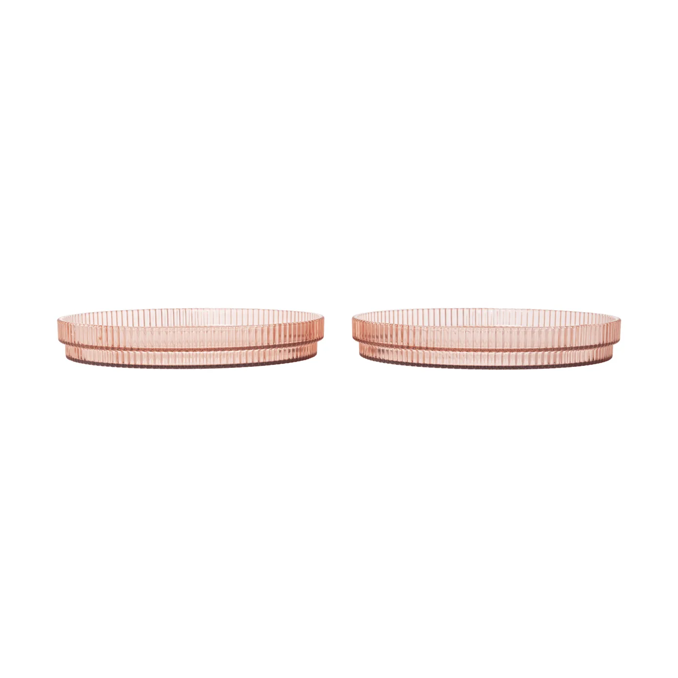 Ripple kids tallerken, Blush, 2-pakning Ferm Living