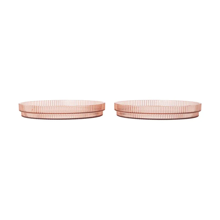 Ripple kids tallerken - Blush, 2-pakning - Ferm Living