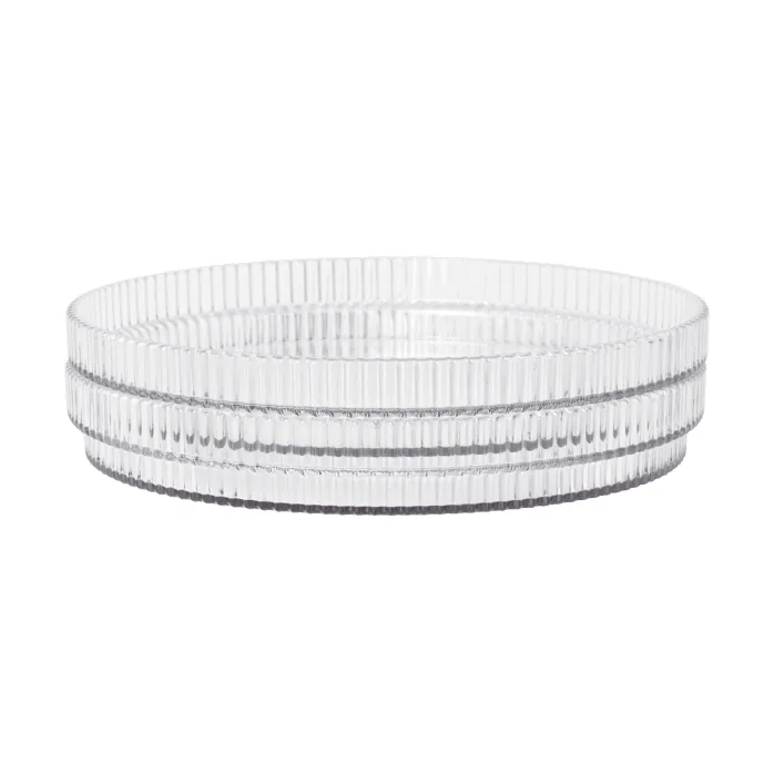 Ripple kids tallerken, Clear, 2-pakning Ferm Living