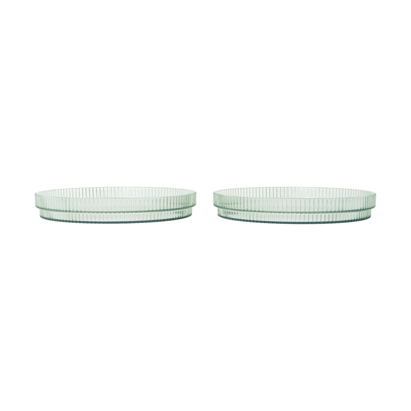 Ripple kids tallerken, Tea green, 2-pakning Ferm Living