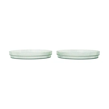 Ripple kids tallerken - Tea green, 2-pakning - Ferm Living