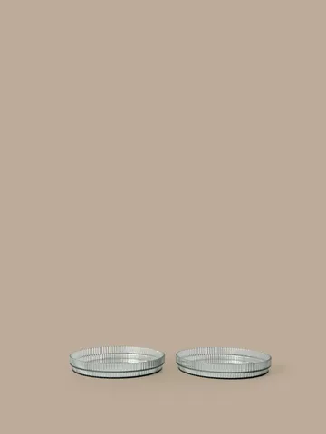 Ripple kids tallerken - Tea green, 2-pakning - Ferm Living
