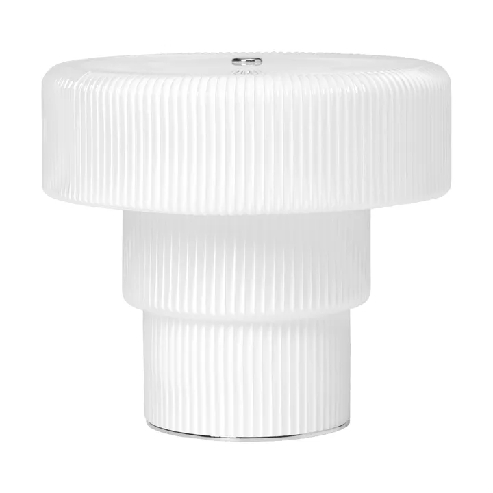 Ripple portable bordlampe - White, 16,5 cm - Ferm Living