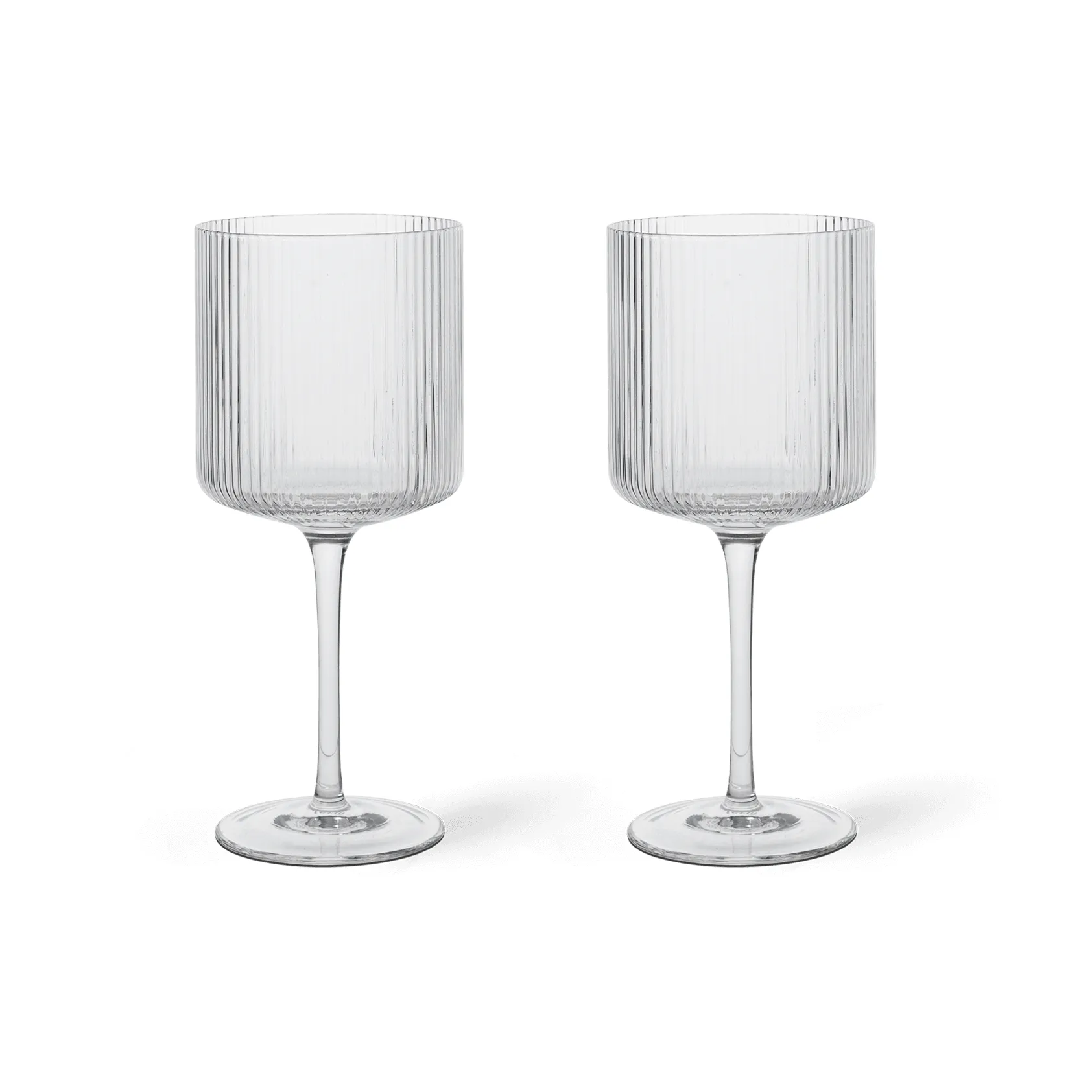 Ripple rødvinsglass 32,5 cl 2-pakning, Clear Ferm Living