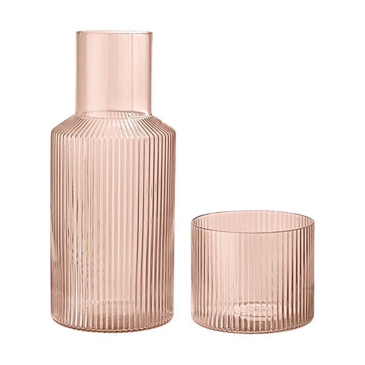 Ripple small karaffel sett - Blush - Ferm Living