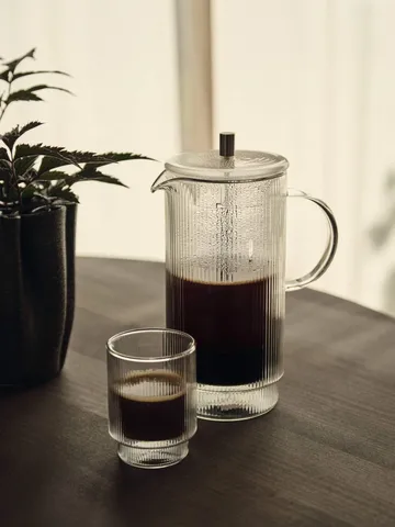 Ripple Thermal presskanne - Clear - Ferm Living