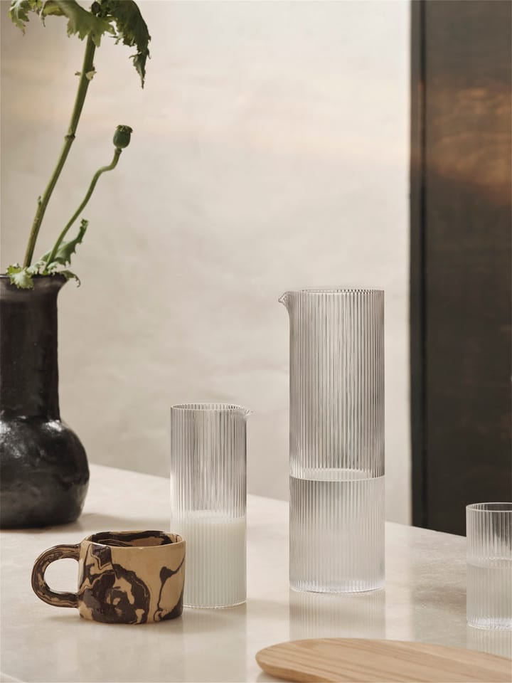 Ripple vannkaraffel 1,12 L, Clear Ferm Living