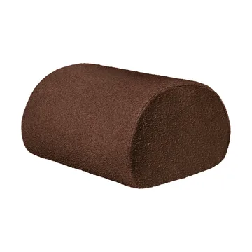 Rouli pouf pure bouclé sittepuff - Chestnut brown - Ferm Living