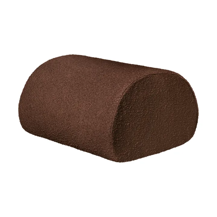 Rouli pouf pure bouclé sittepuff - Chestnut brown - Ferm Living