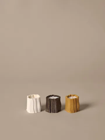 Rylith duftlys 13 t 3 deler - Fiken, sitrongress, kamille - Ferm Living