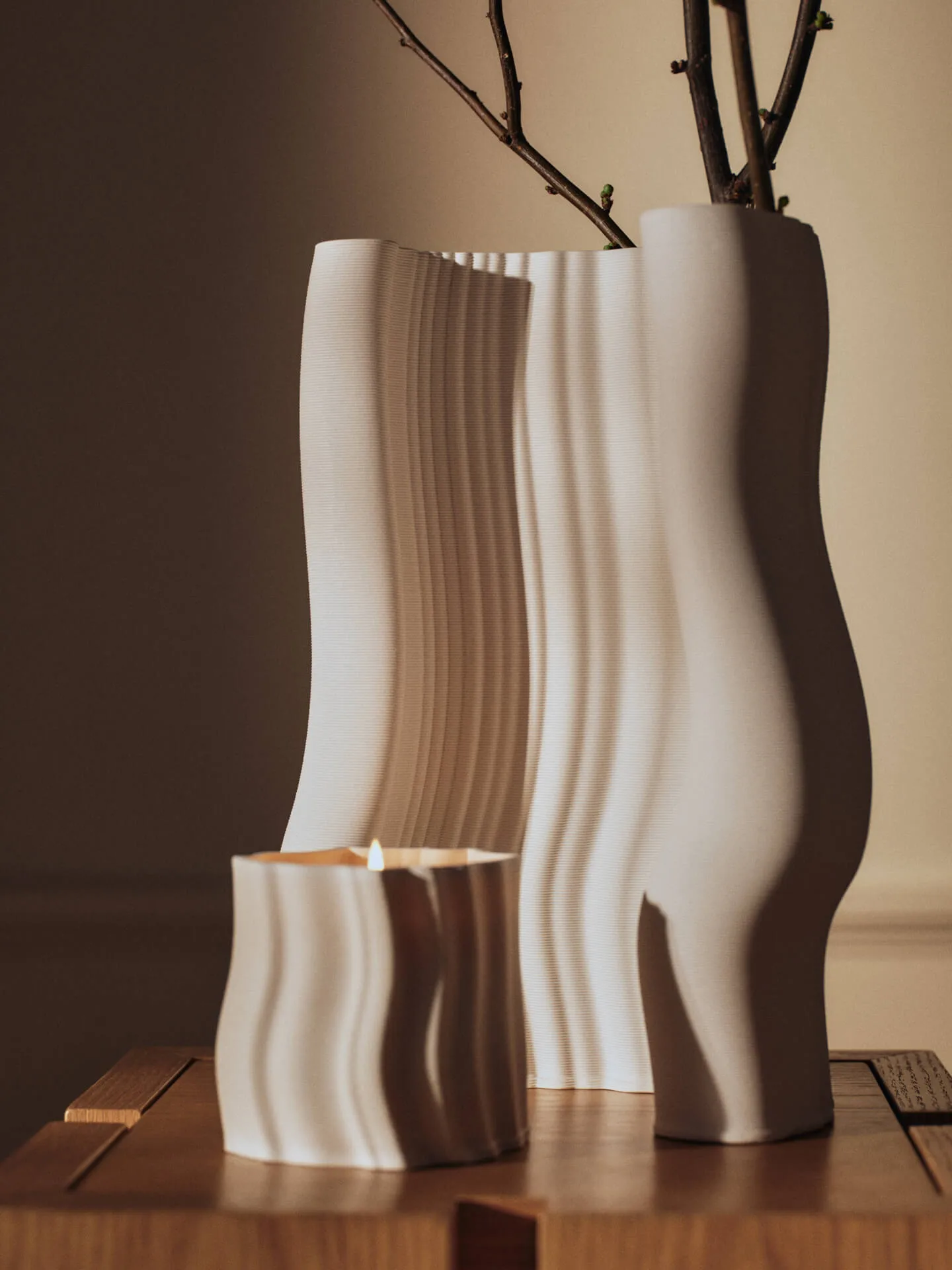 Rylith duftlys 53 t, Fiken Ferm Living