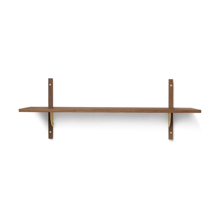 Sector hylle L/S - Smoked Oak, brass - Ferm Living