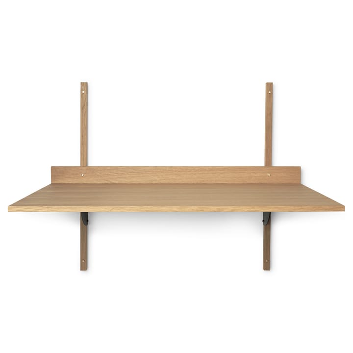 Sector skrivebord - Oak-black brass - Ferm Living