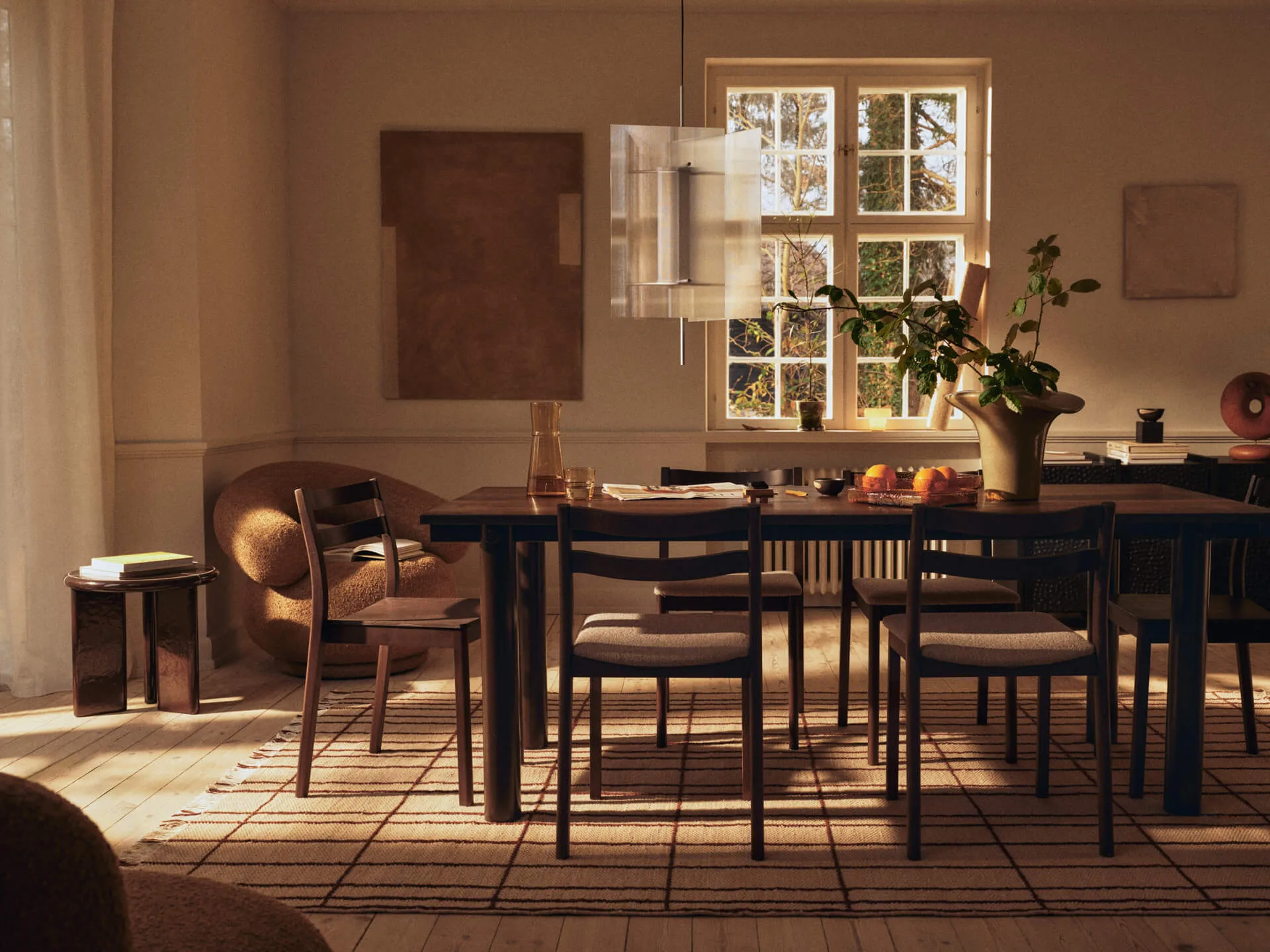 Sen gulvteppe, Parchment-chestnut, 200x300 cm Ferm Living