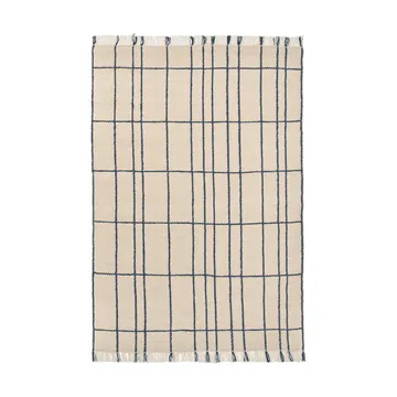 Sen gulvteppe - Parchment-indigo, 170x240 cm - Ferm Living