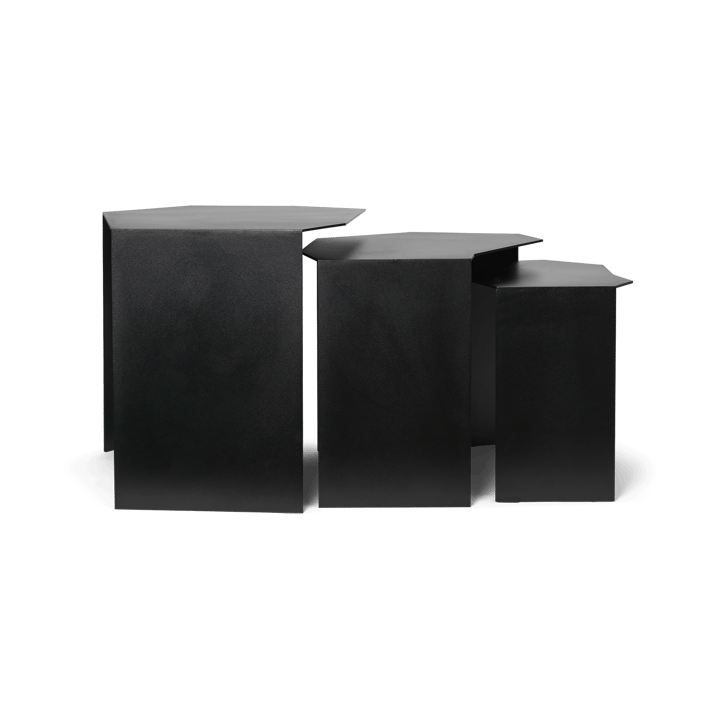 Shard cluster bord 3-pakn., Black Ferm Living