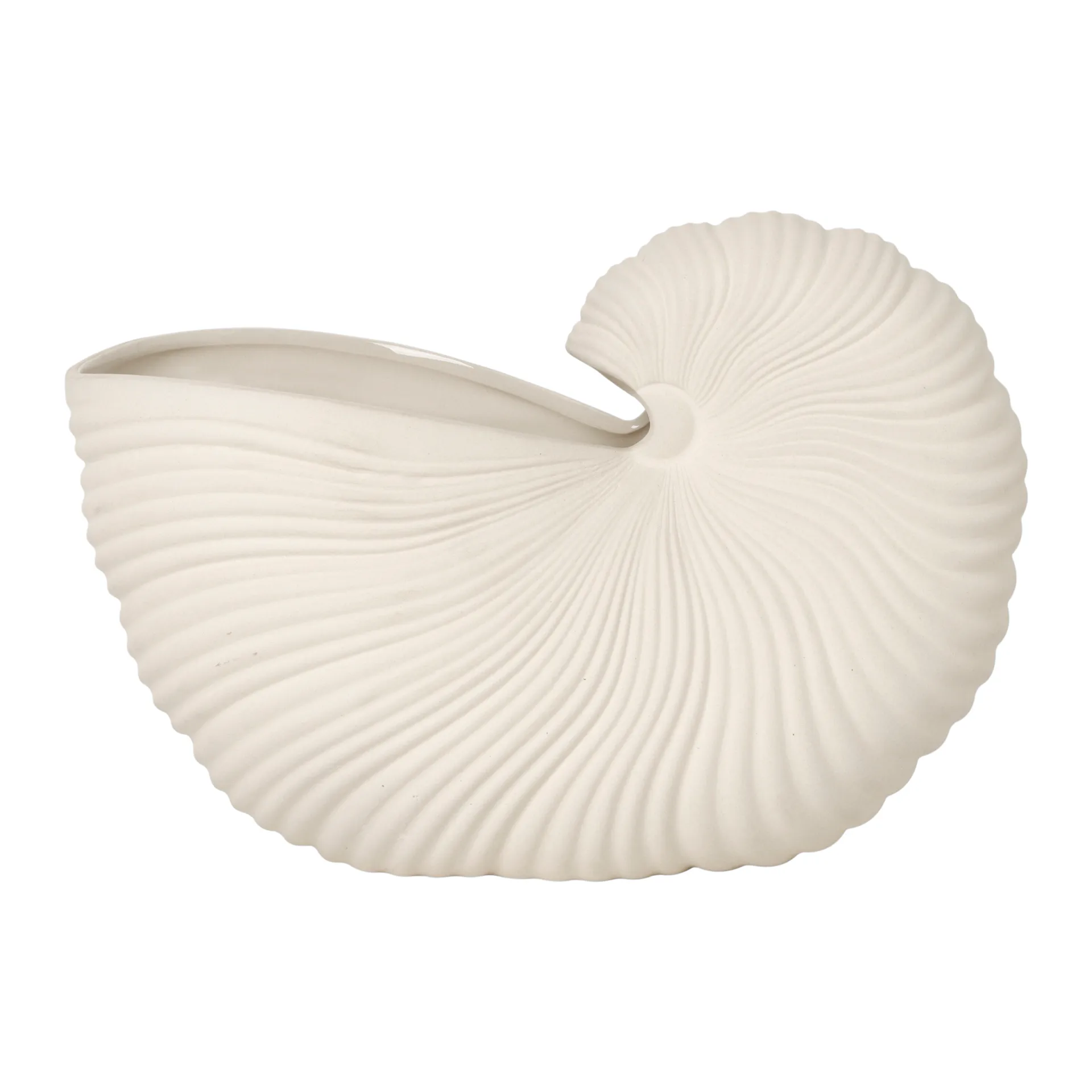 Shell krukke, Off white, 31x15x21 cm Ferm Living
