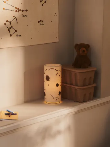 Skye bordlampe - Natural-bronze - Ferm Living