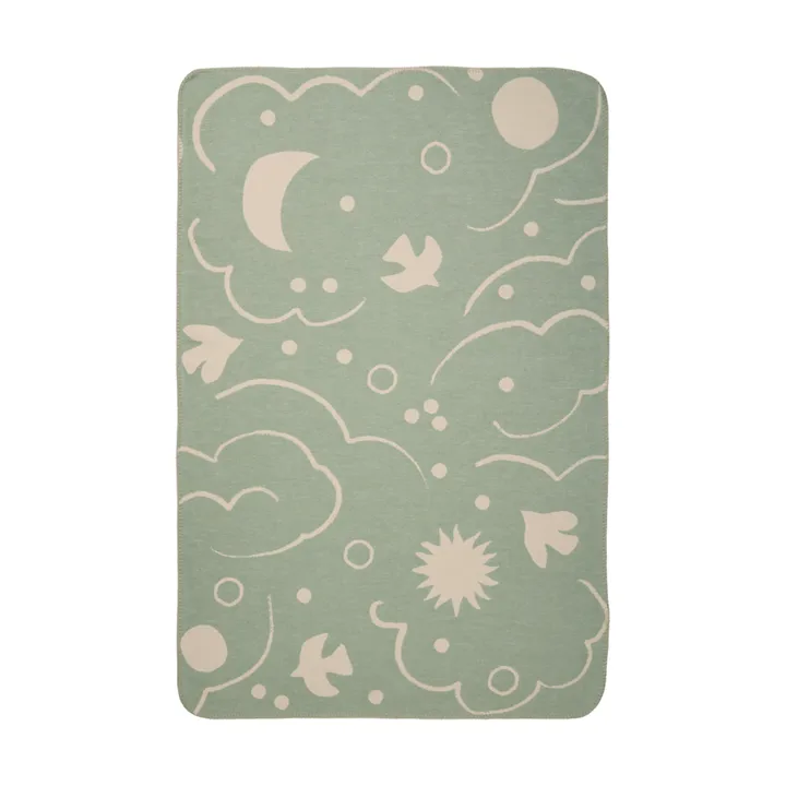 Skye teppe - Tea green-parchment, 80x120 cm - Ferm Living