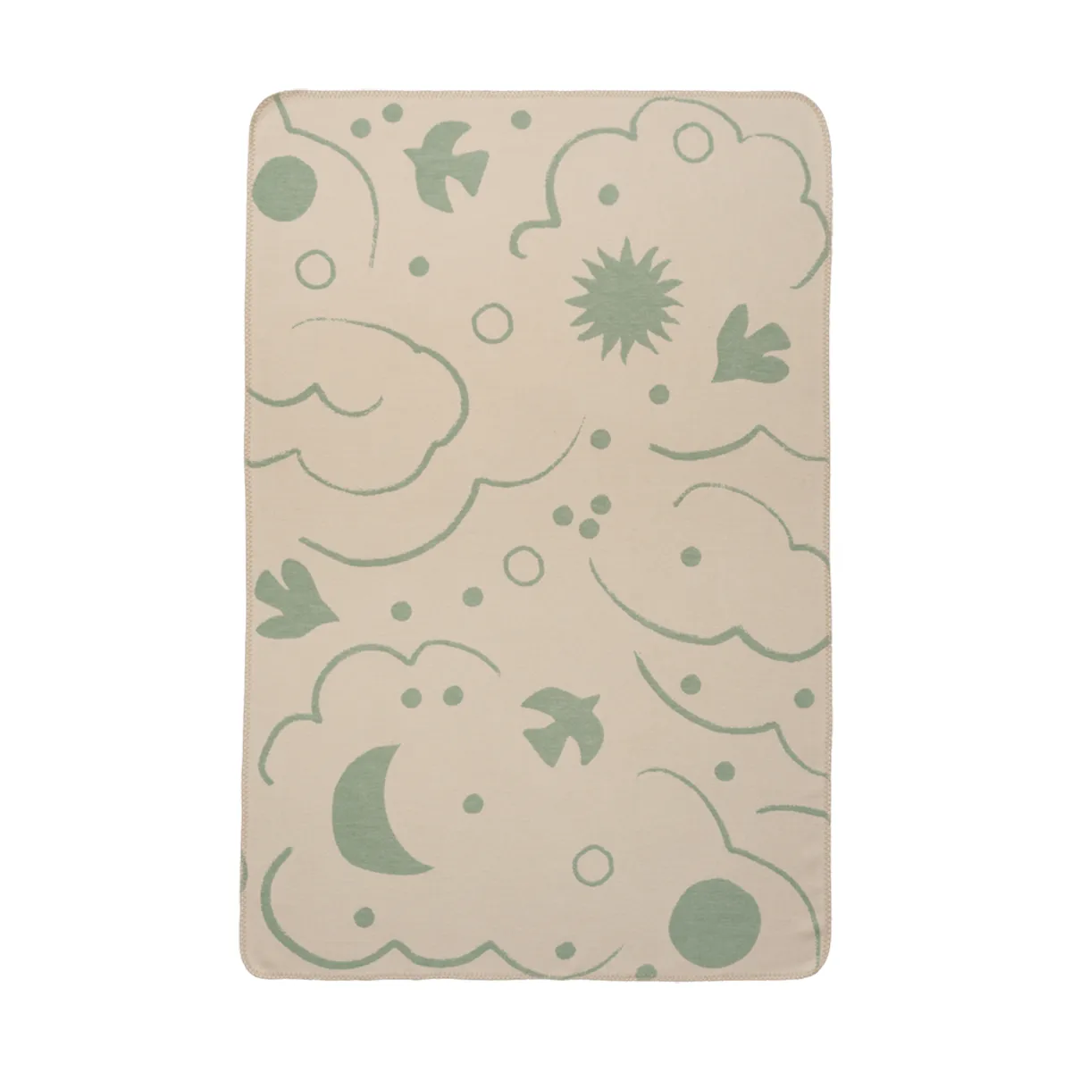 Skye teppe, Tea green-parchment, 80x120 cm Ferm Living