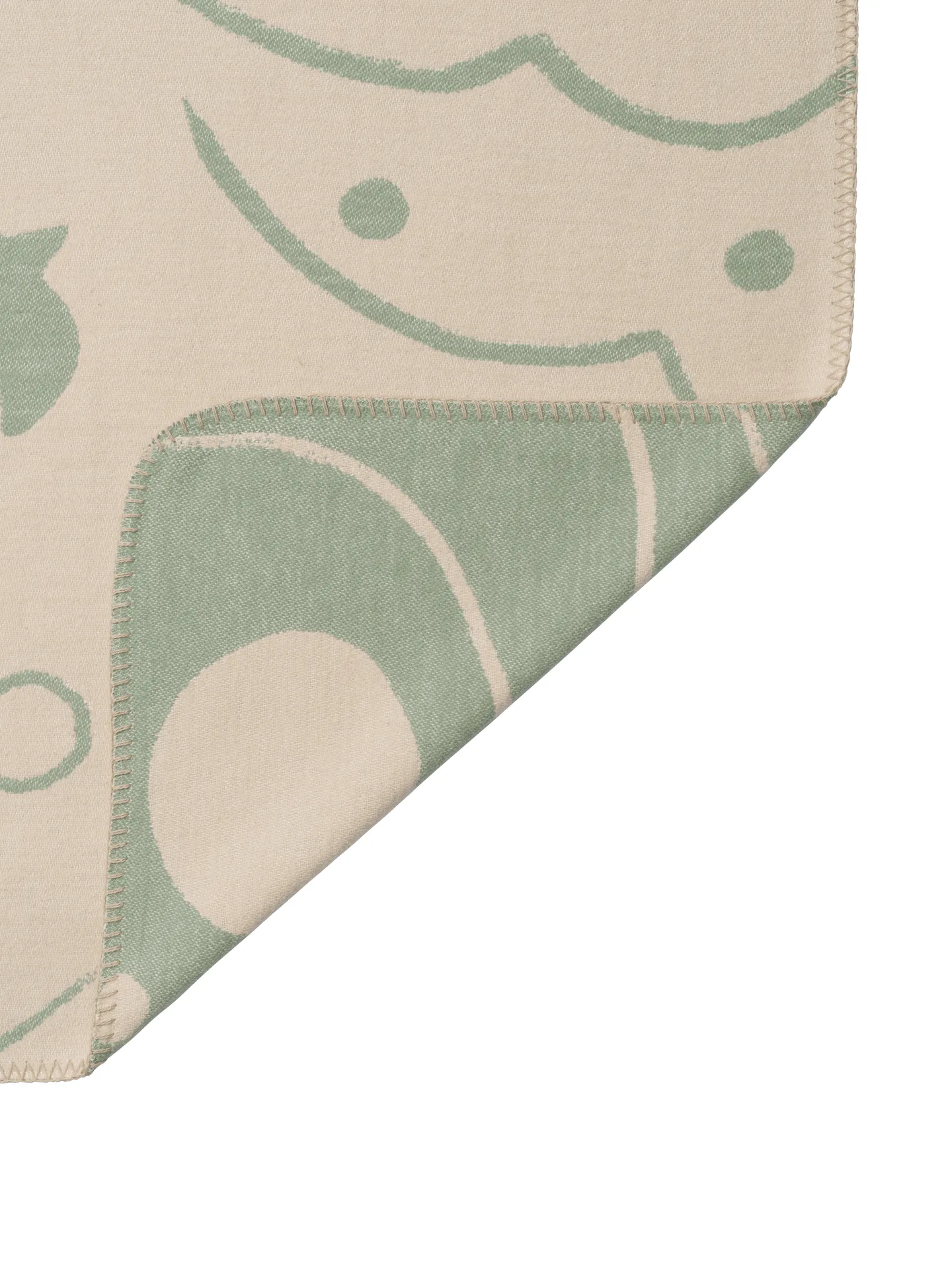 Skye teppe, Tea green-parchment, 80x120 cm Ferm Living