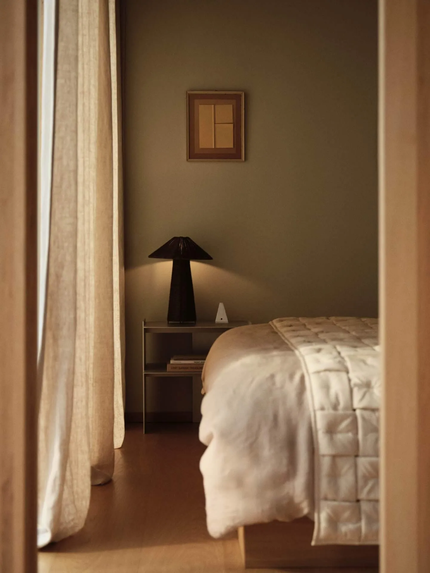 Sofi sengeteppe , Parchment, 70x250 cm Ferm Living